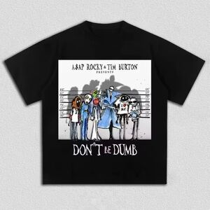 Black Graphic T-Shirt ASAP DONT BE DUMB